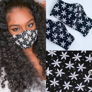 Womens & Kids Protective Face Mask Daisies